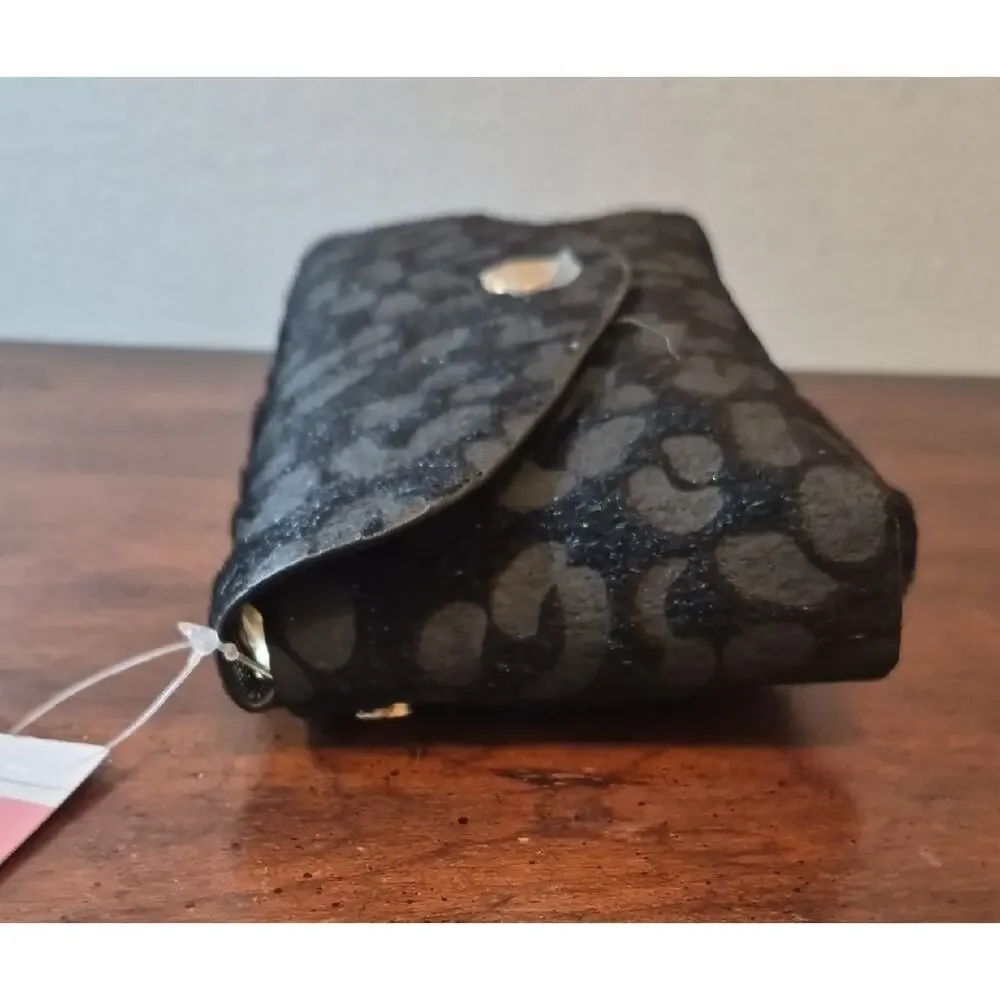 Unni Black Patterned Crossbody Bag Purse Clutch 8 X 5